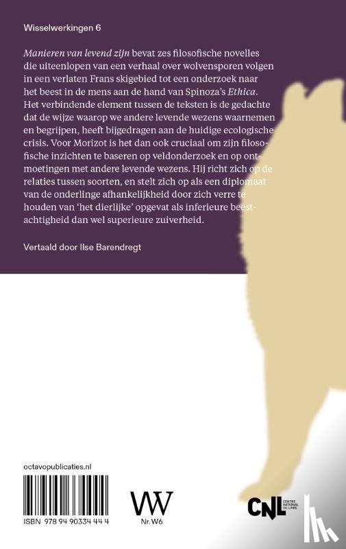 Morizot, Baptiste - Manieren van levend zijn