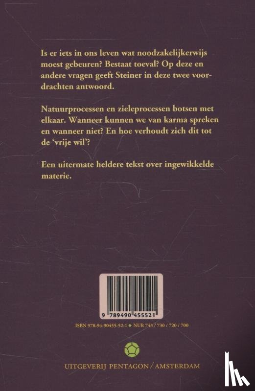 Steiner, Rudolf - Toeval en karma