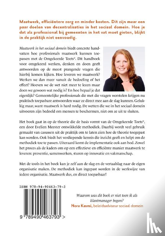 Meester, Evelien - Maatwerk in het sociaal domein