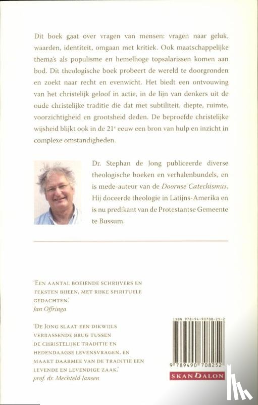Jong, Stephan de - De kleine weg en het grote geluk