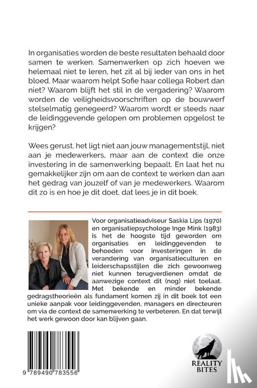 Lips, Saskia, Mink, Inge - Leidinggevenden zijn Contextmakers