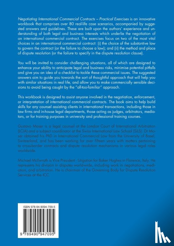 Moser, Gustavo, Mcllwrath, Michael - Negotiating International Commercial Contracts: Practical Exercises