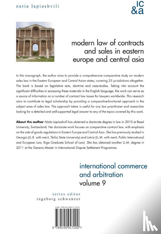 Lapiashvili, Natia - Modern law of contracts and sales in Eastern Europe and Central Asia