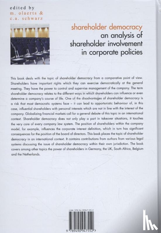  - Shareholder democracy
