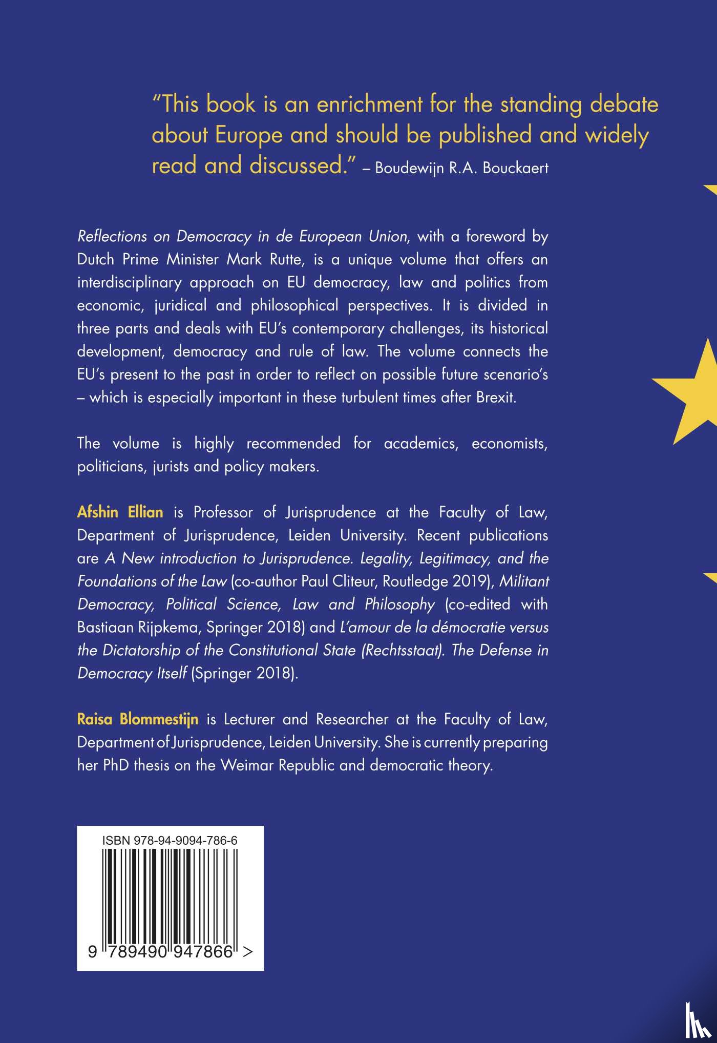  - Reflections on Democracy in the European Union