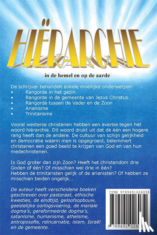 Tessensohn, Walter E. - Hiërarchie in de hemel en op de aarde