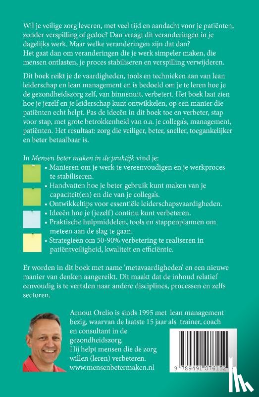 Orelio, Arnout - Mensen beter maken in de praktijk