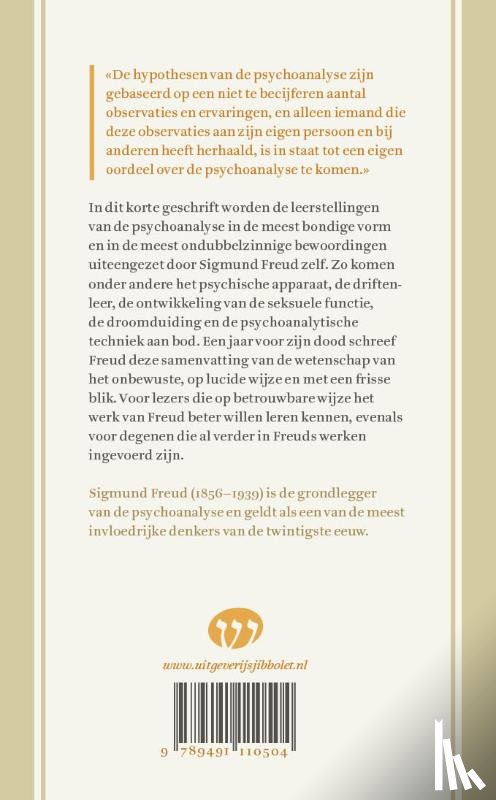 Freud, Sigmund - Hoofdlijnen van de psychoanalyse