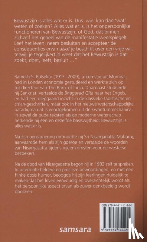 Balsekar, Ramesh - Nou en?