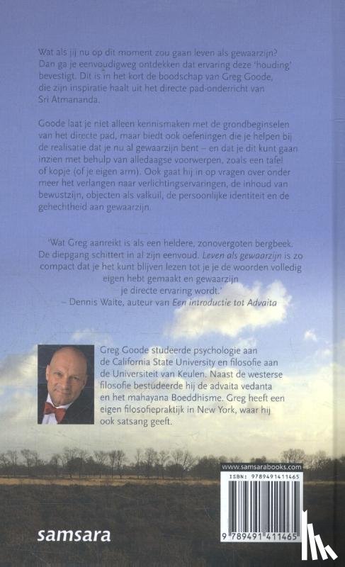 Goode, Greg - Leven als gewaarzijn