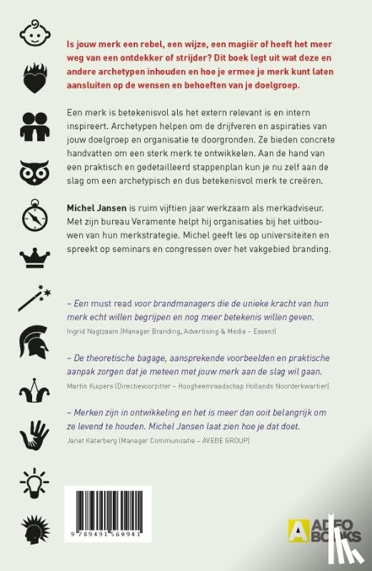 Jansen, Michel - De vijf stappen naar een betekenisvol merk