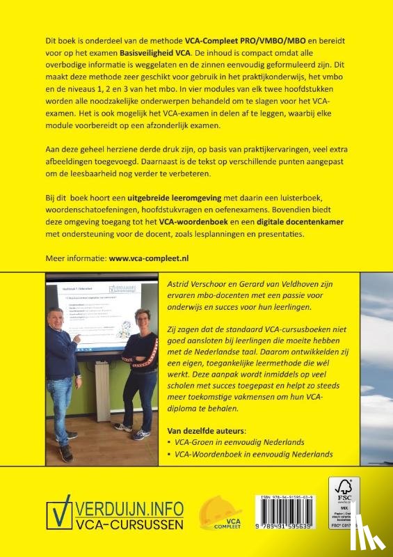 Verschoor, Astrid, Veldhoven, Gerard van - VCA in eenvoudig Nederlands