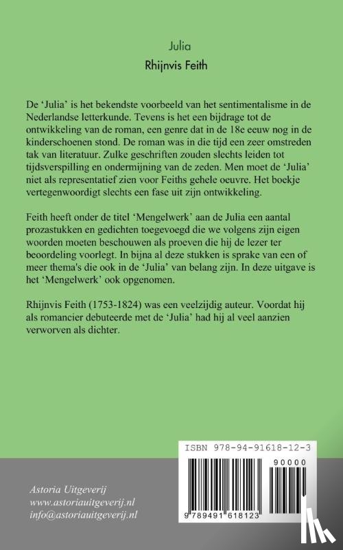 Feith, Rhijnvis - Julia