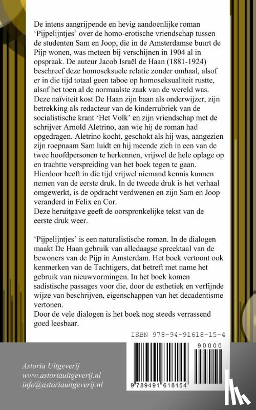 Haan, Jacob Israel de - Pijpelijntjes