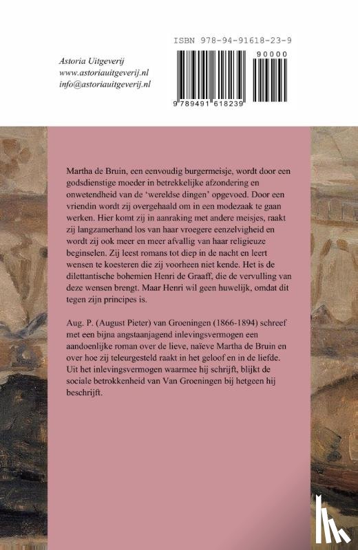 Groeningen, Aug. P. van - Martha de Bruin