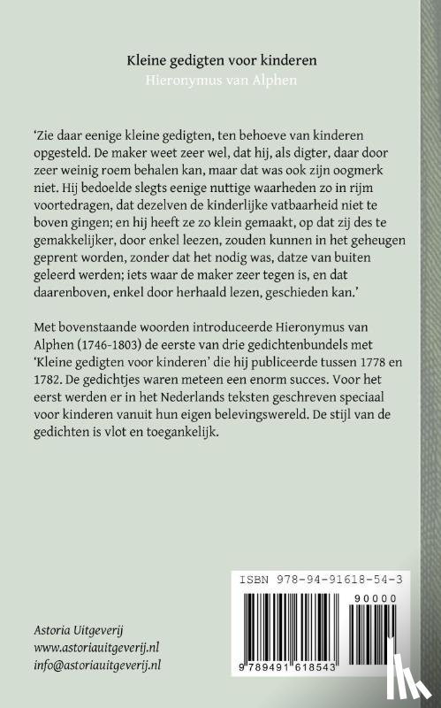 Alphen, Hieronymus van - Kleine gedigten voor kinderen