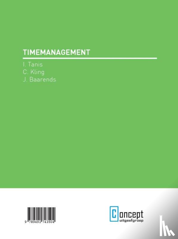 Tanis, I., Kling, C., Baarends, J. - Timemanagement