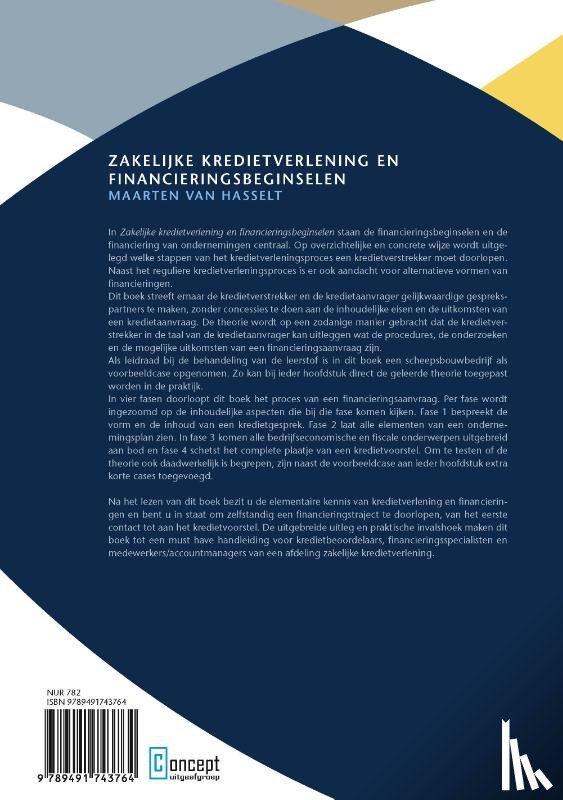 Hasselt, Maarten van - Zakelijke kredietverlening en financieringsbeginselen