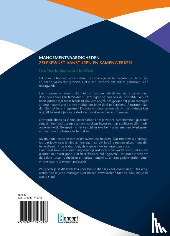 Tack, Peter, Eppink, Jan, Melker, Gert-Jan - Managementvaardigheden