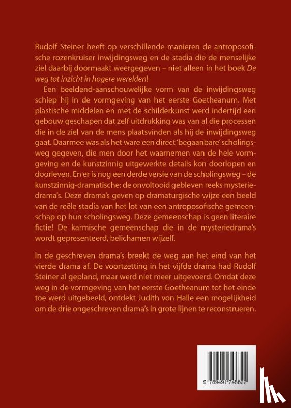 Halle, Judith von - De zeven mysteriedrama's van Rudolf Steiner