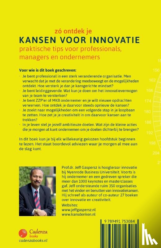 Gaspersz, Jeff - Zó ontdek je kansen voor innovatie