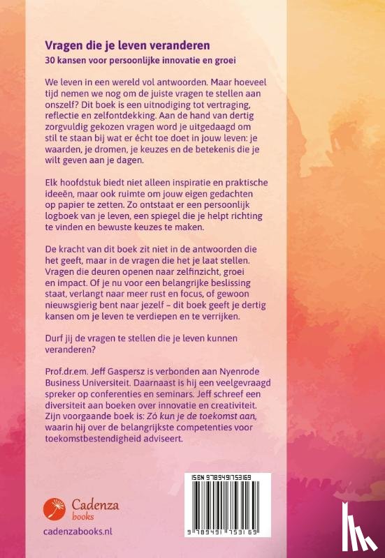 Gaspersz, Jeff - Vragen die je leven veranderen