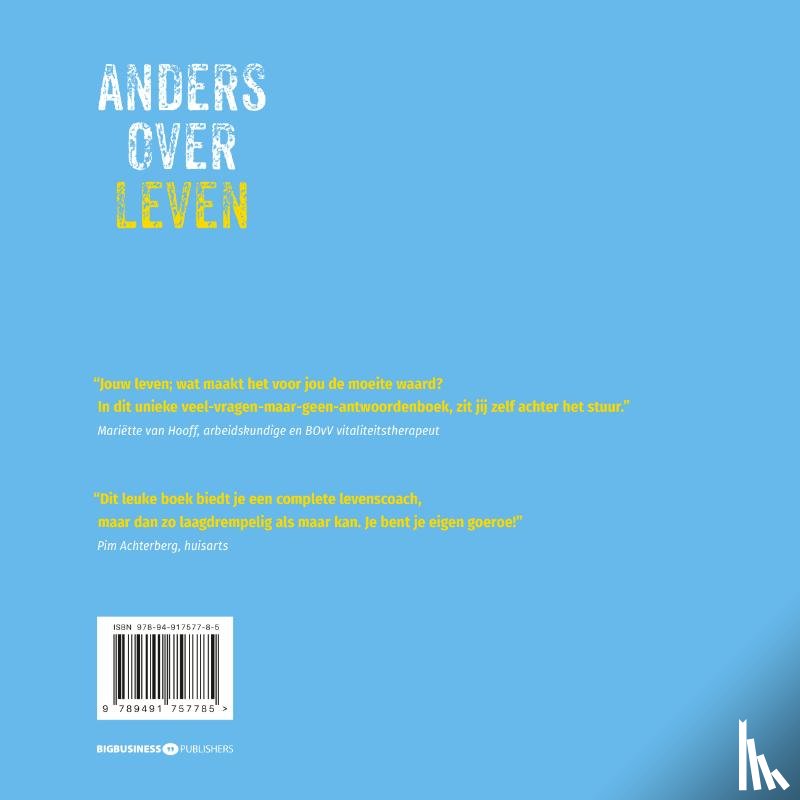 Van Oss, Annet - Anders over leven