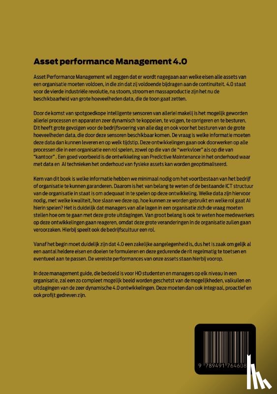 Zaal, Tim - Asset Performance Management 4.0