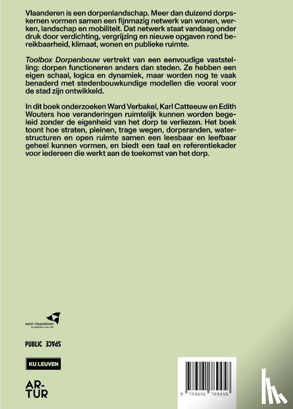 Verbakel, Ward, Catteeuw, Karl, Wouters, Edith, Demeestere, Els, Bruyn, Joeri De - Toolbox dorpenbouw