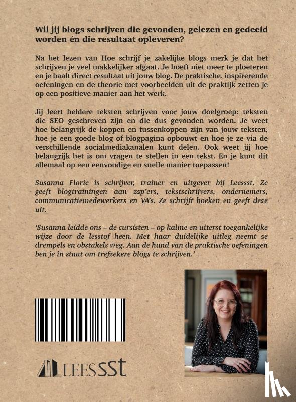 Florie, Susanna - Hoe schrijf je zakelijke blogs