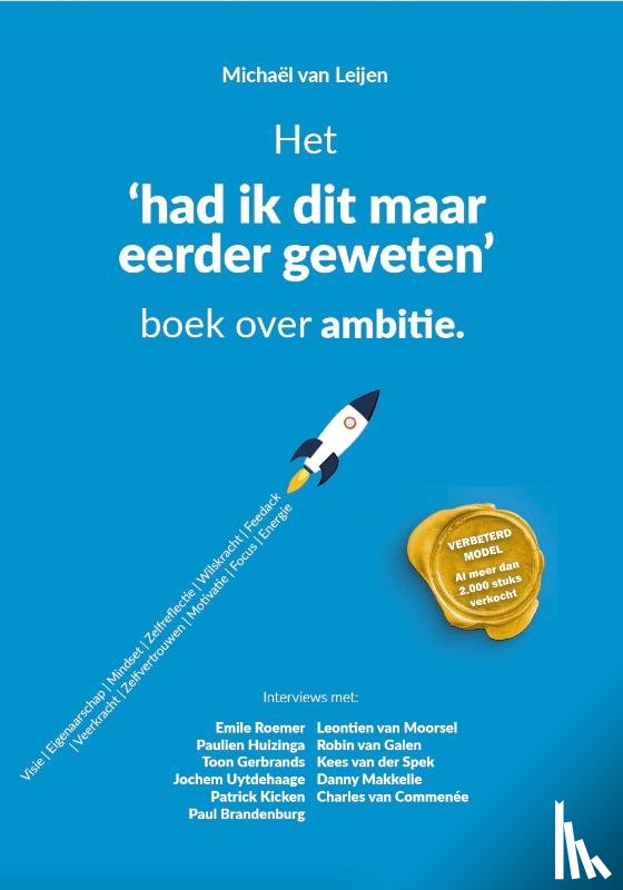 Leijen, Michael van - Het had ik dat maar eerder geweten boek over ambitie