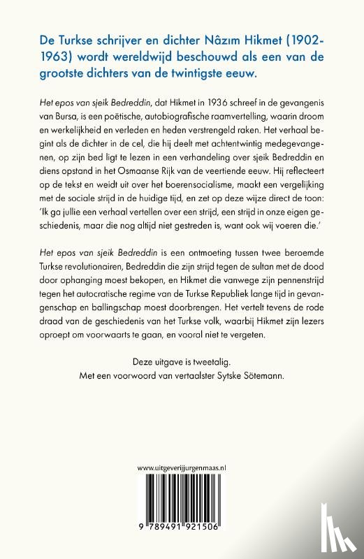 Hikmet, Nazim - Het epos van sjeik Bedreddin