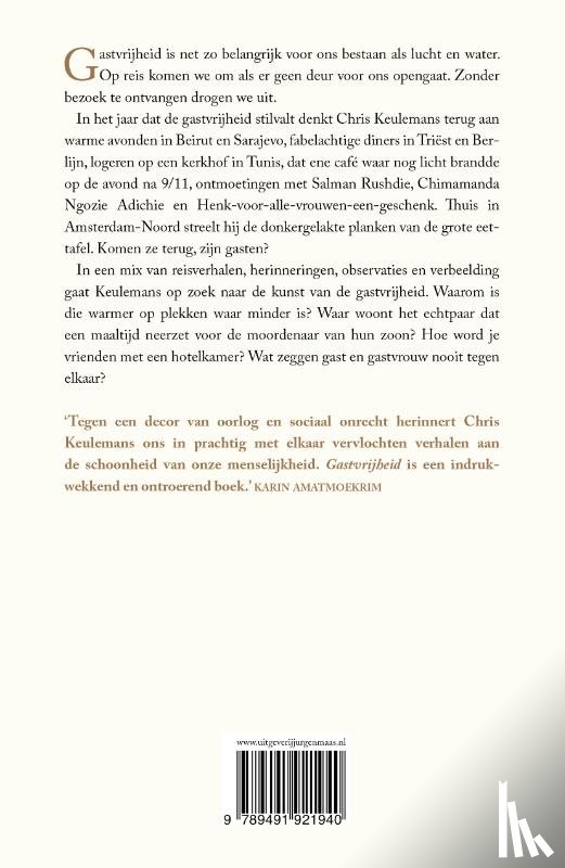 Keulemans, Chris - Gastvrijheid