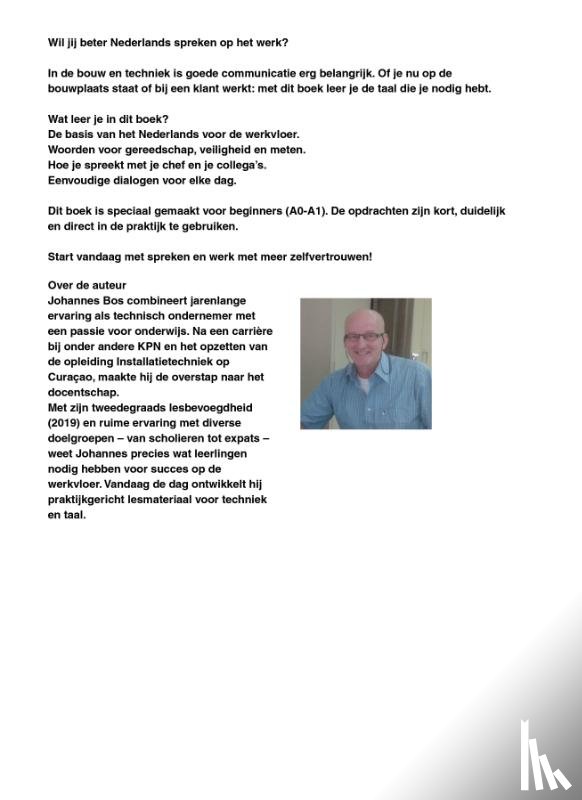Bos, Jan - Nederlands voor Techniek en Bouw