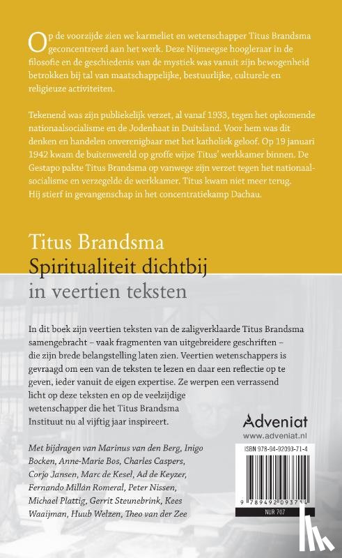  - Titus Brandsma Spiritualiteit dichtbij