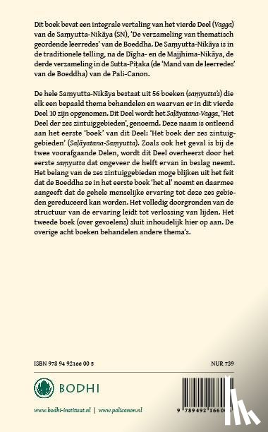  - 4 Het deel der zes zintuiggebieden (Salyatana-Vagga)