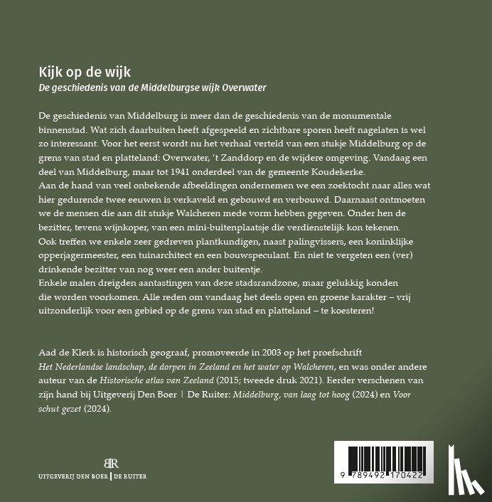 Klerk, Aad de - Kijk op de wijk