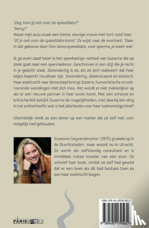 Geysendorpher, Suzanne - Ik ga even zaad halen