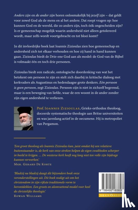 Zizioulas, Ioannis D. - Gemeenschap en andersheid