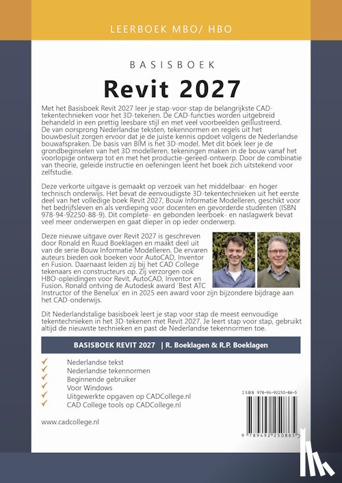 Boeklagen, R., Boeklagen, R.P. - Basisboek Revit 2027