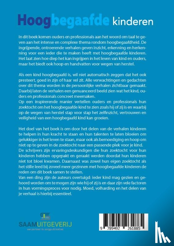 Rek, Lilian de, Rooijen, Michelle van - Hoogbegaafde kinderen