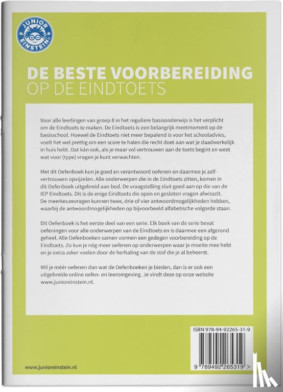  - Eindtoets Oefenboek 1
