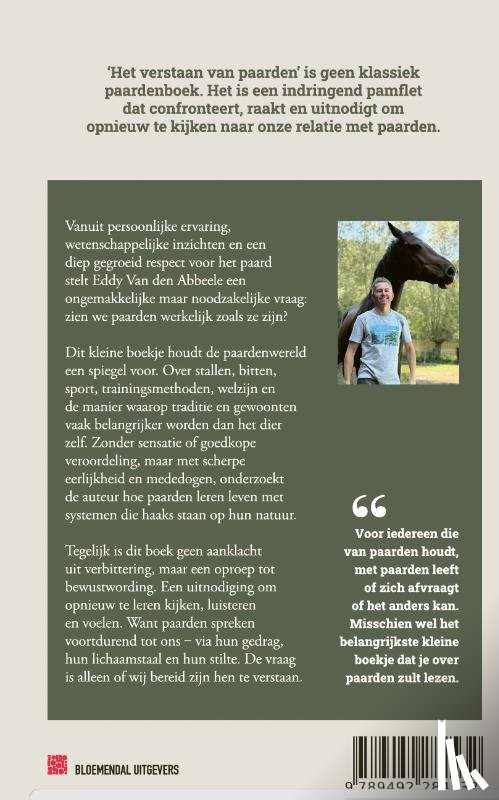 Abbeele, Eddy van den - Het verstaan van paarden
