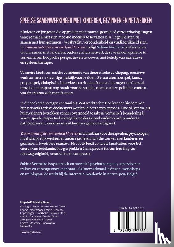 Vermeire, Sabine - Trauma ontrafelen en veerkracht weven met narratieve- en systeemtherapie