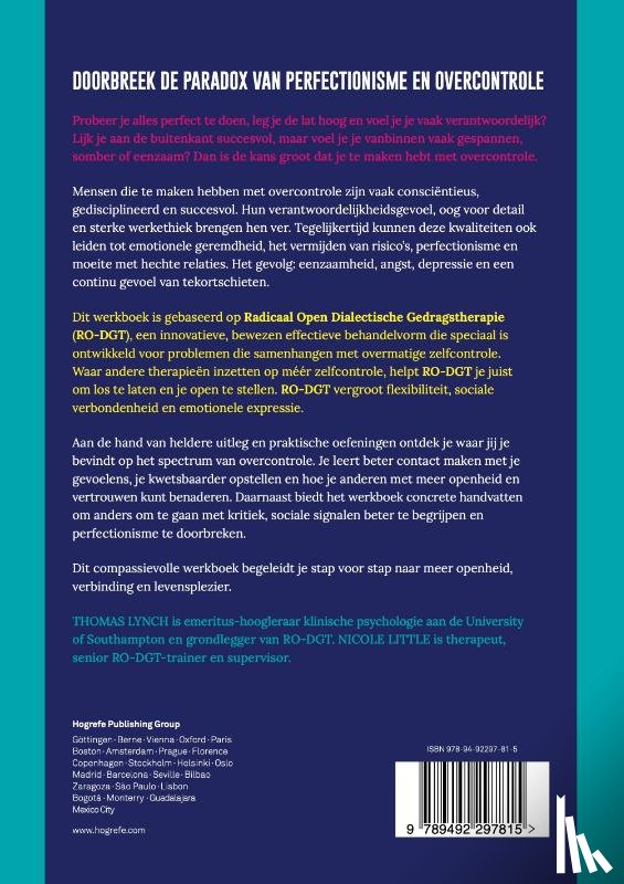 Lynch, Thomas, Little, Nicole - Radicaal open dialectische gedragstherapie