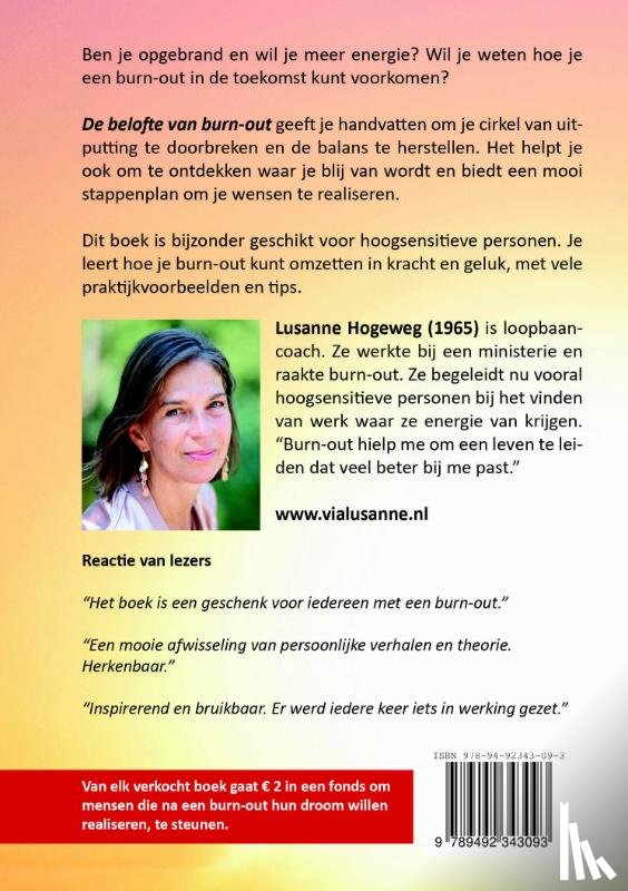 Hogeweg, Lusanne - De belofte van burn-out