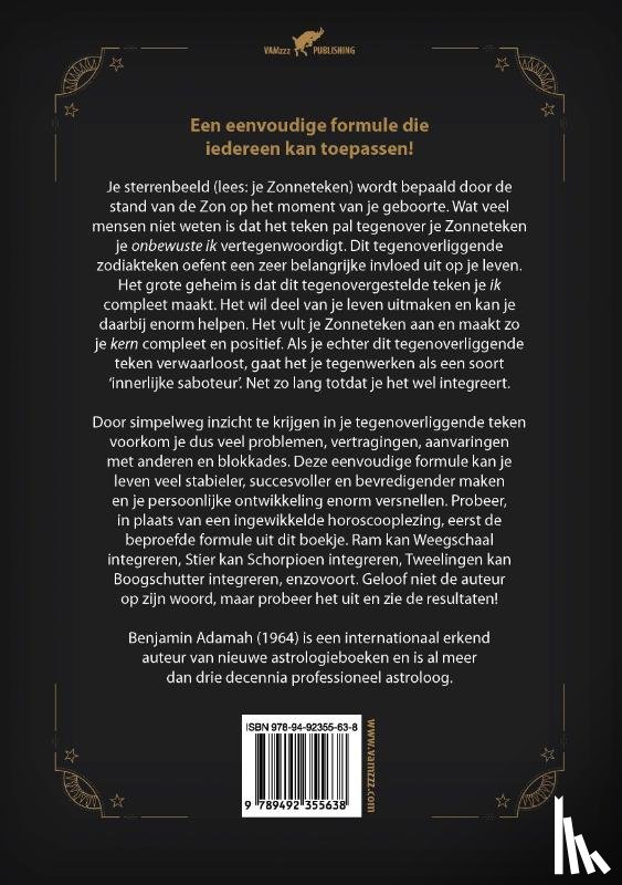 Adamah, Benjamin - Zes Assen Astrologie