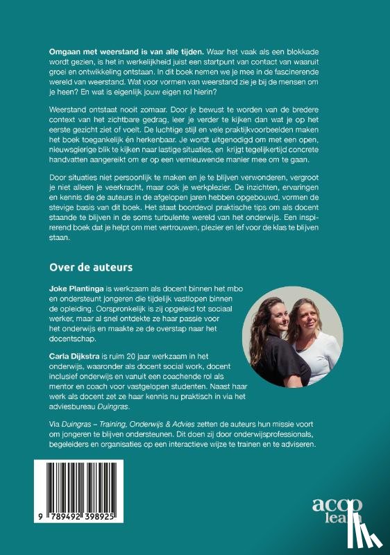 Dijkstra, Carla, Plantinga, Joke - Via weerstand naar leerstand