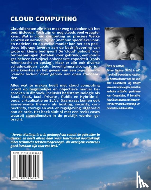 Horlings, Jeroen - Cloud computing