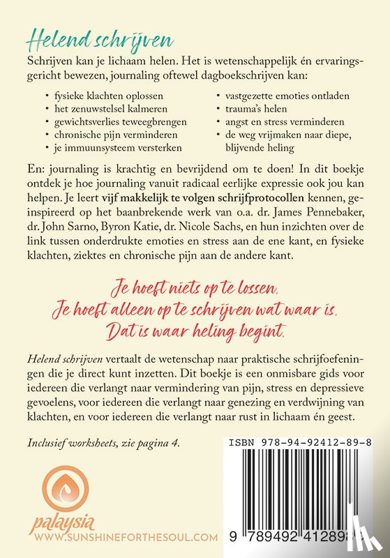 De Bruin, Saskia, Hagenaar, Aedith - Helend schrijven